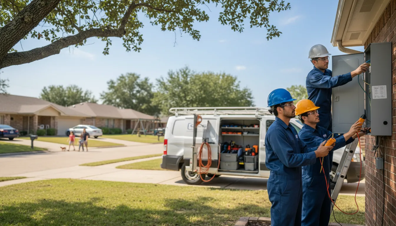 Certified electrician providing emergency electrical services in Cantrall, IL